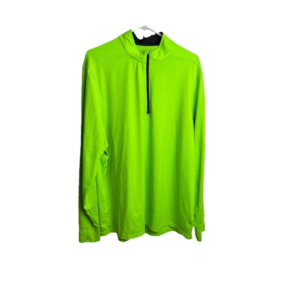 CHAMPION‎ C9- Duo Dry- Mens 1/4 Zip Top - Size XL T- Yellow